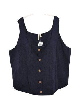 Studio by Torrid Power Knit Corset Top Womens Plus Size 5X Eclipse Office Siren